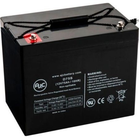 BATTERY CLERK UPS Battery, UPS, 12V DC, 75 Ah, Cabling, IT Terminal EATON-FC3KVA